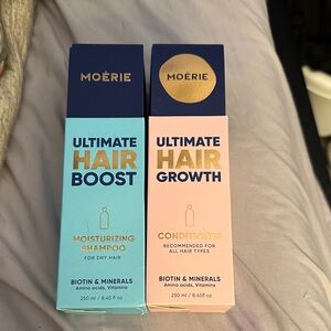 Moerie Shampoo and conditioner to boost hair growth